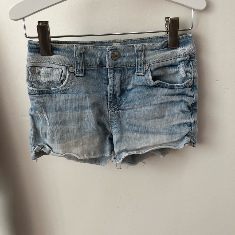 7 for all mankind kids denim shorts